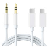 Cable Auxiliar Para iPhone 15, [certificado Mfi] Usb Tipo C 