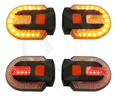 Kit De Luces Stop Direccional Para Scooter Xiaomi Universal