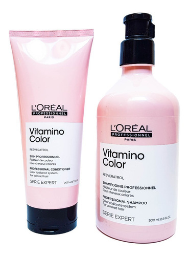 Vitamino Color Resveratrol Loreal  Shampoo + Acondicionador