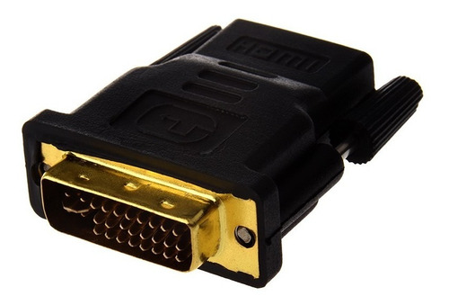 Adaptador Conector Dvi Digital Macho 24+5 Para Hdmi Fêmea