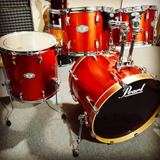 Pearl Vision Vsx Birch Bateria 4 Cuerpos.Color Orange Spark