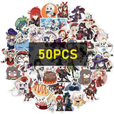 50 Pegatinas Stickers Calcomanias Anime | Genshin Impact