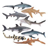 Toymany 8pcs Juguetes De Tiburón Criatura Marina Figuras De