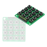 4 X Teclado Botonera 4x4 Matrix Keypad Pcb Membrana Ptec