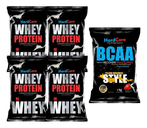 100 Servicios 4k Whey Protein + 1k De Bcaa 