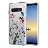 Funda Para Samsung Galaxy Note 8 - Mariposas De Colores