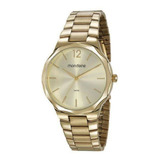 Relógio Feminino Dourado Lindo Grande Mondaine 53750lpmvde1