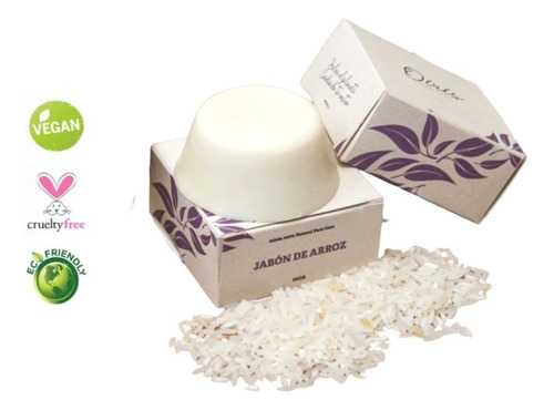 Jabon Facial Natural De Arroz - g a $216