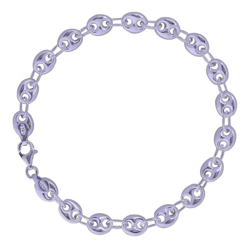 Pulsera Colabrote En Plata De Ley 19 Cm Italiana