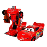 Auto Cars Transformers Robot Luz Y Sonido Rayo Mcqueen