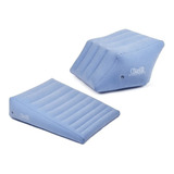 Contour 2 En 1 Almohadas Piernas Y Espalda Inflable Orig Tv