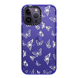 Funda Para iPhone 14 Pro Max Blanco Butterfly-02