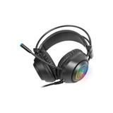 Headset Gamer Fortrek Crusader Rgb Usb P2 50mm - Preto