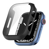 Capa Case Bumper Com Pelicula Vidro Para Apple Watch 44mm