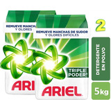 Detergente Ariel 5 Kg X 2 Unid