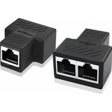 Splitter Divisor De Red Rj-45 1 A 2 Duplicador/adaptador