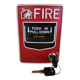 Alarma Boton Fuego Incendio Accionador Emergencia Anunciador