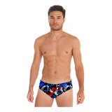 Slip Natacion Zunga Resistente Cloro Estampado Heracles