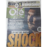 Diario Ole 6 Agosto 2021 Messi Barcelona + Póster Doble Boca