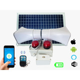 Alarma Vecinal Solar Wifi Rf Doble Sirena Boton D Panico App