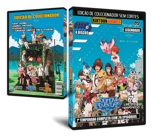 Digimon Adventure 7ª Temporada (tri) Completa Em Dvd