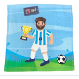 Toalla De Mano Afa Messi Fútbol 30x30