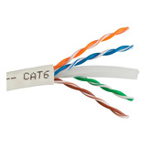 Bobina Cable Utp Cat6 Interior 100% Cobre 