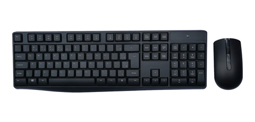 Kit De Teclado E Mouse Sem Fio Multimdia 2.4ghz Usb Bulk