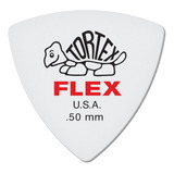 Jim Dunlop Flex Triangle .50 Mm Púa De Guitarra Roja, Paquet