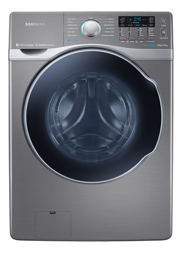 Lavasecadora Automática Samsung Wd18h7300k Inox 18kg Nueva