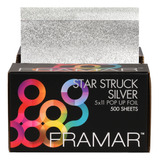 Papel Aluminio P/color 5x11 Star Struck Silver 500 Hojas 