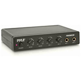 Pyle Mezclador De Audio Compacto Para Karaoke, Receptor De