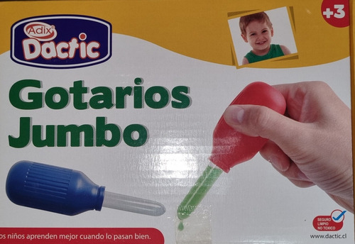 Set 6 Gotarios Tamaño Jumbo Dactic Para Motricidad Fina