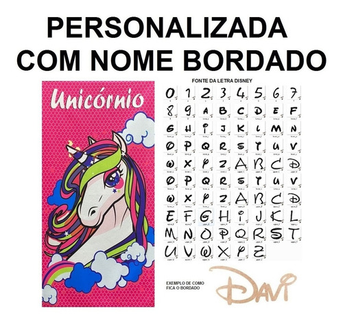 Toalha Banho Infantil Meninas Personalizada Escolha Desenho 