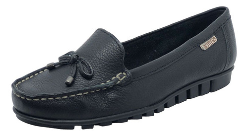 Sapato Casual Couro Mocassim Slip On Laço Bottero Conforto