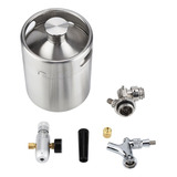 Barril De Cerveza De Acero Inoxidable, Mini Grifo Presurizad