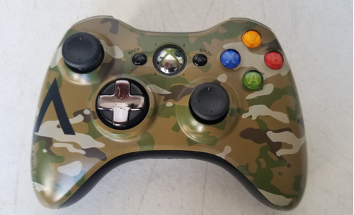 Control Inalámbrico Microsoft Xbox 360 Camouflage