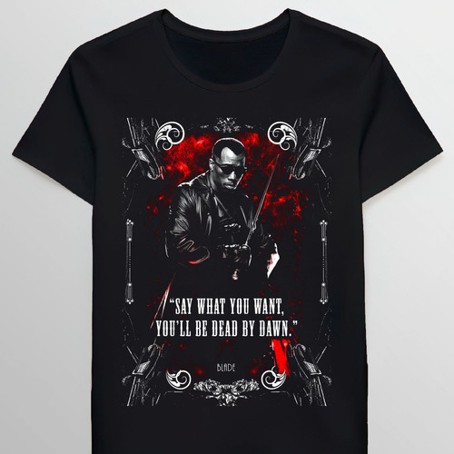 Remera Blade Wesley Snipes Quote 45855155