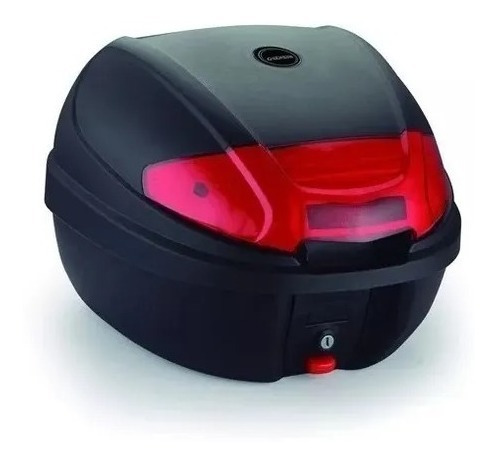 Baul Moto Negro Mac 30 Lt. City Desmontable 1 Casco