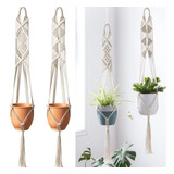 Colgante Percha Para Plantas Materas Plant Hanger Macramé