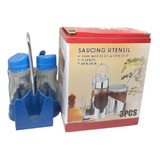 Set Salero Pimentero Aceite Y Para Servilletas Colores