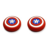 Protector Analogo Grips X2 Stick Goma Capitan America 