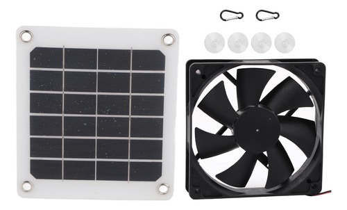 Panel Solar Usb, 6 V, 10 W, Carga De Ventilador De Escape Pa