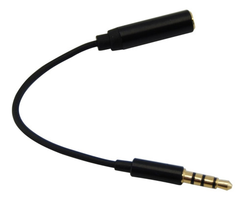 Adaptador Trs A Trrs 3.5 Micrófono Lavalier Camara Celular