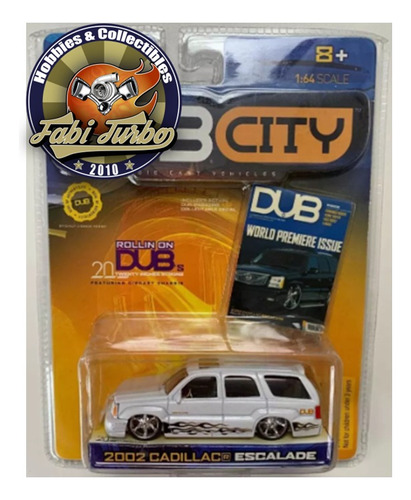 Jada Dub City 2002 Cadillac Escalade Branca