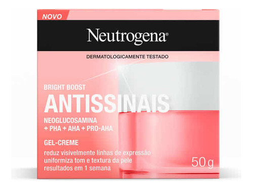 Neutrogena Bright Boost - Gel-creme Redutor De Linhas 50g