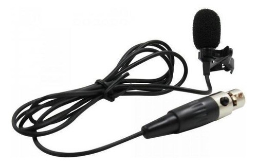 Microfone De Lapela Para Sistema Sem Fio Ml100sf Preto Leson