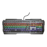 Teclado Mecânico Gamer Trust Scarr Rainbow Switch Red Us