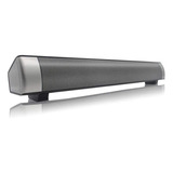 Barra Sonido Sound Bar 2.0 Bluetooth 10w Home Teather Gris