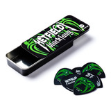 Metallica Hetfield Picks Guitar Dunlop Black Fang Laton X6